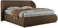 POLSTERBETT CAELA CLASSIC 160/200 - Braun Velvet - ohne Matratze