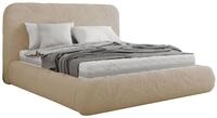 POLSTERBETT BENEA CLASSIC 200/200 - Creme Pl&uuml;sch - Pocket-Matratze
