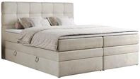 BOXSPRINGBETT ERNI KING 160/200 Beige Velvet - H3