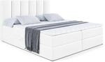 BOXBETT mit Matratze H4 und Lattenrost - BOXI1 - 180x200 cm - H4 - Wei&szlig; Hochglanz