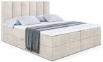 BOXBETT mit Matratze H3 und Lattenrost - BOXI1 - 140x200 cm Ecru