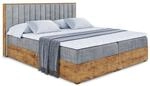 BOXBETT mit Matratze H4 und Lattenrost - LOLLI4 - 140x200 - Grau