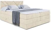 BOXSPRINGBETT BARWA KING - 140x200 - H3/H4 - Beige