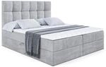 BOXBETT mit H3-Matratze und Lattenrost - RICAR - 140x200 Hellgrau