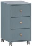 Rollcontainer Serie 500 Blau ca. 32,6x59,7x39,1cm