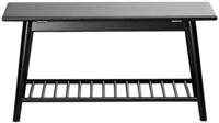 Schuhbank Noble ca. 90x45x35cm Schwarz Bambus