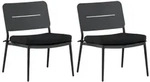 Loungesessel-2er Set Lina Schwarz