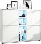 HIGHBOARD Cuba T&uuml;ren in Wei&szlig; matt