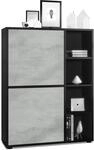 HIGHBOARD Cuba T&uuml;ren in Beton Oxid Optik