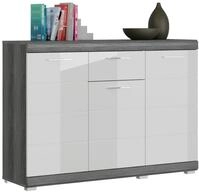 Kommode Scout ca. 120x85 cm Wei&szlig;/Grau