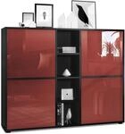 HIGHBOARD Cuba T&uuml;ren in Bordeaux Hochglanz
