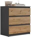 HIGHBOARD HANA M3 Artisan Eiche / Anthrazit