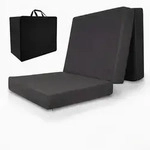 VISCO KLAPPMATRATZE VS95201x90x14cm mit Husse Anthrazit (2tlg)
