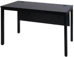 SCHREIBTISCH rechteck Schwarz