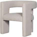 Sessel Tiwa Beige Boucl&eacute;