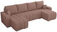 WOHNLANDSCHAFT KIRASSO U Rosa Boucle