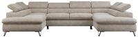 WOHNLANDSCHAFT PETER U Struktur Beige