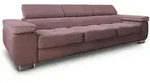 BETTSOFA MOSINE Lila Kordstoff mit Schlaffunktion