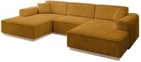 WOHNLANDSCHAFT IREA-U1 - 301x165x80 cm Senfgelb
