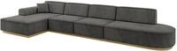ECKSOFA Ottomane Links IREA-L3-v2 - 412x165x80 cm Ecru