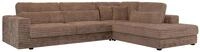 ECKSOFA Savona Braun breiter Cord - rechts