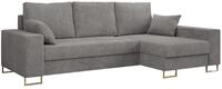 ECKSOFA Dorian Cord Hellgrau