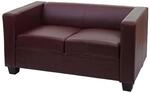 2-SITZER SOFA Rotbraun