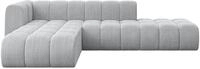 ECKSOFA modulares Sofa Zuvon-L1 - 296x177x70 cm Grau