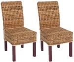ESSZIMMERSTUHL Braun 2er-Set
