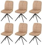 ESSZIMMERSTUHL Beige 6er-Set