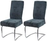 ESSZIMMERSTUHL Blau 2er-Set