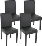 ESSZIMMERSTUHL Anthrazit 4er-Set