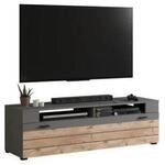 TV- Element Freno ca. 140x42 cm Nox Eiche/Grau