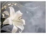 FOTOTAPETE Blumen Bl&auml;tter Wohnzimmer Vlies Tapete 400x280