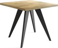 ESSTISCH Quadro quadratischer ausziehbarer, Wotan Eiche 100-200/100/76 cm