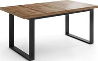 ESSTISCH Valentino rechteckig ausziehbar, Wotan Eiche 140/180/80/75 cm