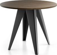 ESSTISCH Glory runder ausziehbarer, Lefkas Eiche 90-130/100/76 cm