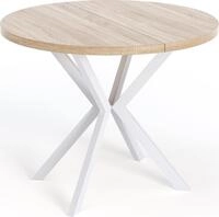 ESSTISCH Della runder ausziehbarer, Sonoma Eiche 100-180/100/76 cm