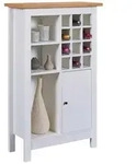 Weinschrank Sicilia Wei&szlig;/Eiche Artisan