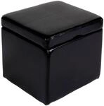 SITZHOCKER Schwarz