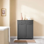 W&Auml;SCHESCHRANK Grau