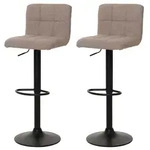 BARHOCKER taupe 2er-Set