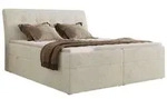BOXBETT DAGOS 120/200 - Creme Schenille grob gewebt - H4 - Topper Visco