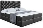 BOXBETT SERENE - 160x200 Schwarz Hochglanz