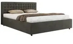 POLSTERBETT PAVO CLASSIC 140/200 - Dunkelgrau Velvet - ohne Matratze