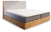 BOXBETT VERDON 180x200 cm mit Matratze und Topper - Beige