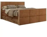 BOXSPRINGBETT ALBERO 2 KING DUO 160/200 Orange Strukture - H4