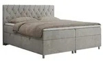 BOXBETT ROMA 140/200 - Hellgrau Strukture - H3
