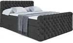 BOXSPRINGBETT BOXI8-Z KING - 140x200 - H3/H4 - Schwarz