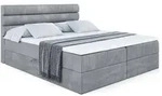 BOXBETT mit Matratze H4 und Lattenrost - CELESTIA - 160x200 cm - H4 - Grau